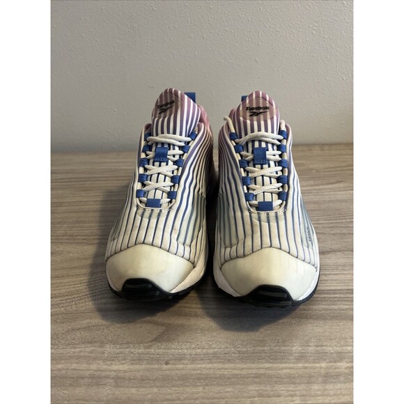 Size 11 - Reebok DMX Thrill Jasmine Pink Blue Blast Running Shoes Sneakers - Picture 3 of 11